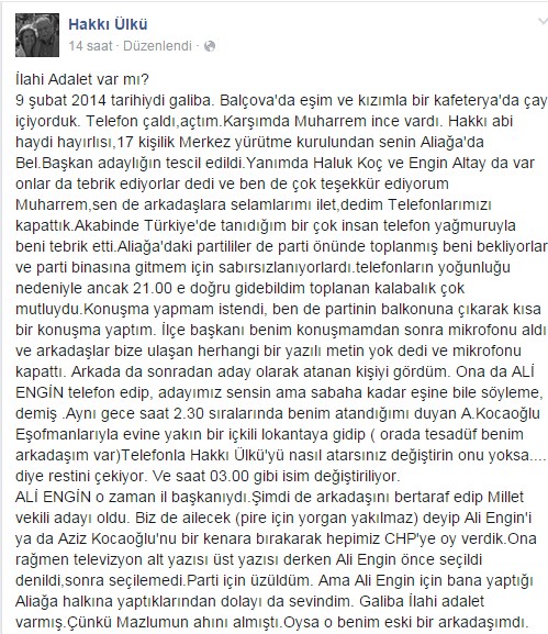 Hakkı Ülkü: İlahi Adalet Var Mı?