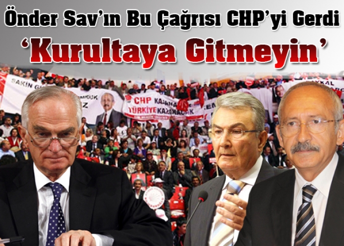 CHP’de ‘Sav’ tedirginliği CHP’de ‘Sav’ tedirginliği