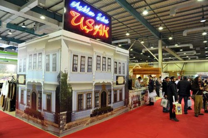 Emitt 2012 fuarında Uşak standı ilgi odağı oldu