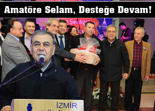 Amatöre selam, desteğe devam!