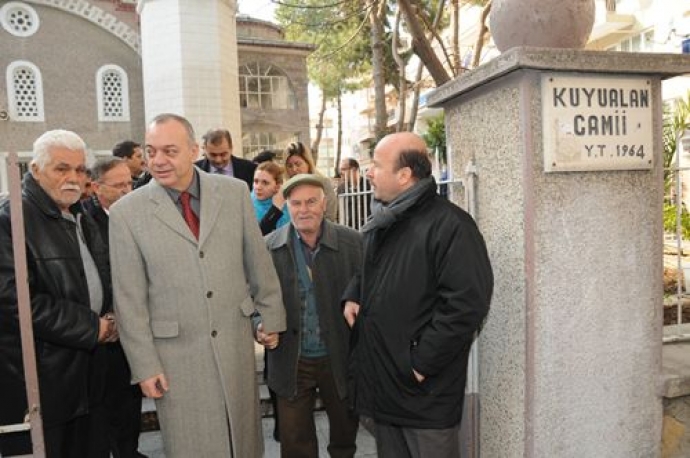 Kuyualan cami'ne çevre düzenlemesi