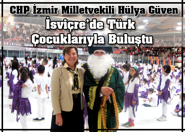 Güven, İsviçre'de Türk çocuklarıyla buluştu